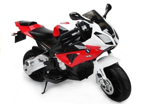 Motor Na Akumulator BMW S1000RR Dla Dzieci Czerwony Trójkołowy