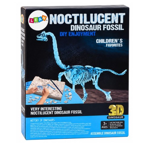Zestaw Archeologiczny Wykopaliska Dinozaur Szkielet 3D Brachiosaurus Hologram