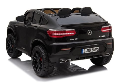 Auto na Akumulator Mercedes GLC 63S Dwuosobowy LED MP4 Czarny Lakierowany