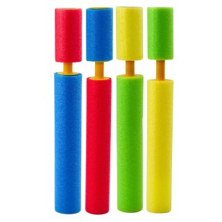 Broń Piankowa Na Wodę Pompka Tuba Wodna Kolorowa 30cm Mix
