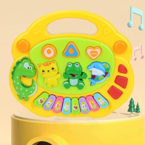 Pianinko Muzyczne Intarktywne Dla Dzieci Dźwięki Zwierząt Melodie