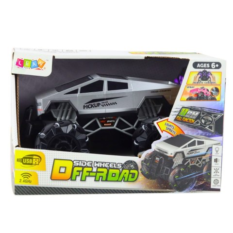 Auto Terenowe Pick Up Truck Zdalnie Sterowany RC Światła Efekt Dymny 1:16