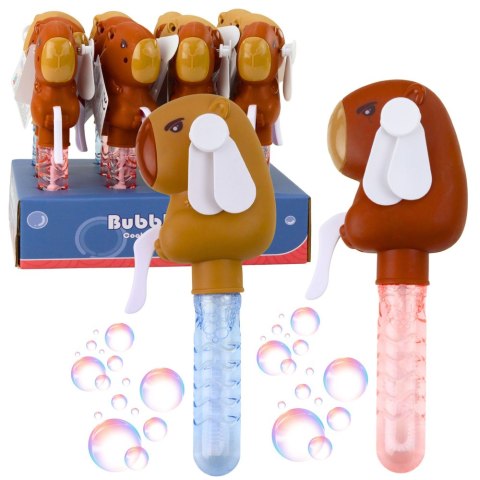 Bańki Mydlane Kapibara Wiatraczek 2w1 Różdżka 3 Oczka Do Baniek 19cm Mix