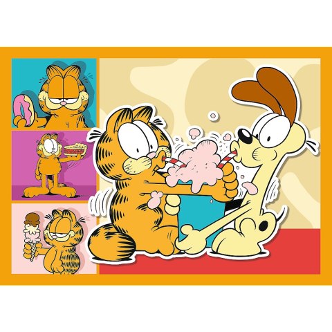 Puzzle - 4w1 (35, 48, 54, 70) - Garfield Kocha lazanię - Trefl 34673
