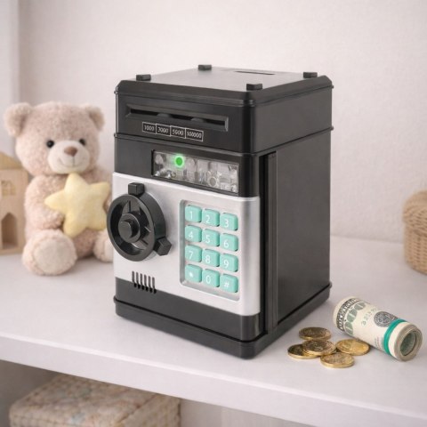 Sejf Skarbonka DIY Do Złożenia Skarbonka Elektroniczna PIN Dźwięki