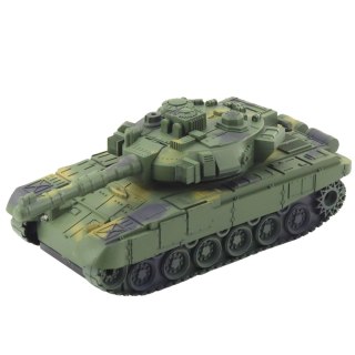 Czołg Wojskowy T90 Zdalnie Sterowany RC Światła Dźwięki Zielony 1:18
