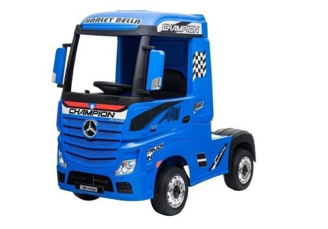 Auto Mercedes Actros Niebieski Lakierowany Ciężarówka Pilot LED MP4