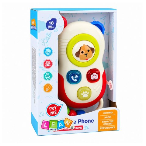 Telefon Interaktywny Dla Malucha Ruchome Elementy Światła Dźwięki