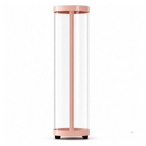 Organizer Na Pluszaki i Zabawki Na Kółkach Lampki LED Różowy 126 cm