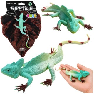 Jaszczurka Agama Żaglowa Gumowa Figurka Rozciągliwa Realistyczna 16 cm