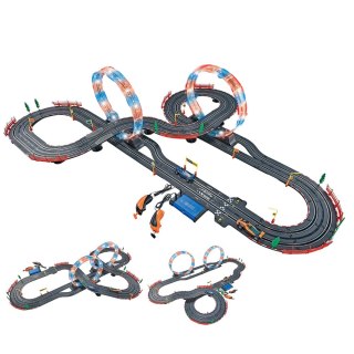 Tor Wyścigowy 3w1 RC Podświetlane Pętle Samochody Kontrolery 560 cm