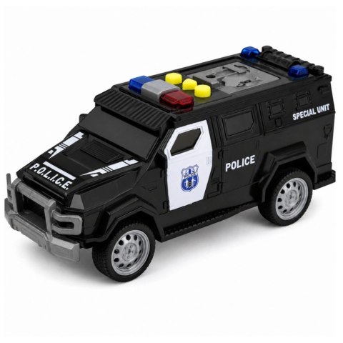 Zestaw Policyjny Pojazdy Helikopter Motocykl Auto Radiowóz 1:32 5 szt.