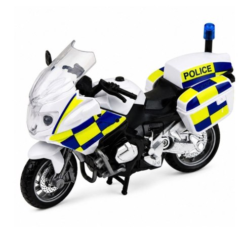 Zestaw Policyjny Pojazdy Helikopter Motocykl Auto Radiowóz 1:32 5 szt.