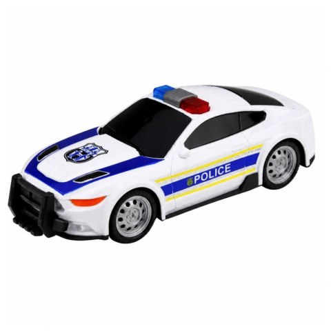 Zestaw Policyjny Pojazdy Helikopter Motocykl Auto Radiowóz 1:32 5 szt.