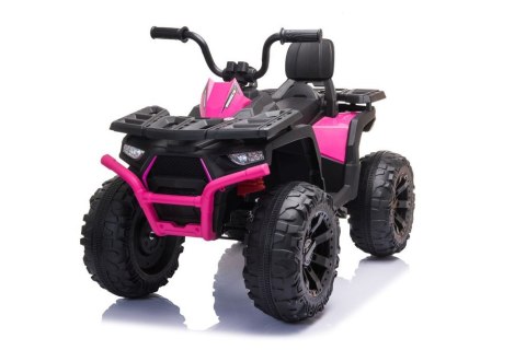 Quad Pojazd Na Akumulator JC333 Światła LED MP3 Różowy